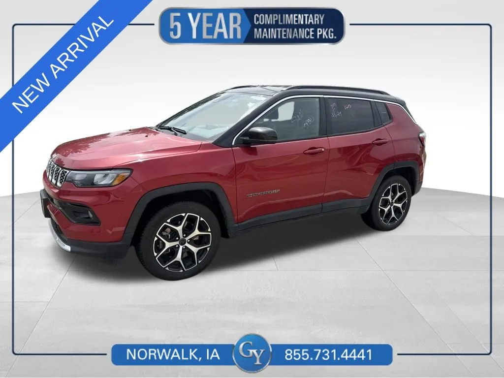 Red 2025 Jeep Compass Limited for sale in Norwalk, IA
