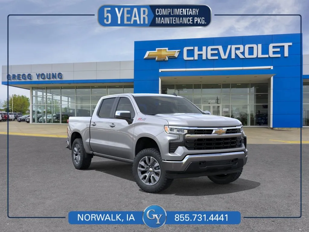 Gray 2026 Chevrolet Silverado 1500 LT for sale in Norwalk, IA