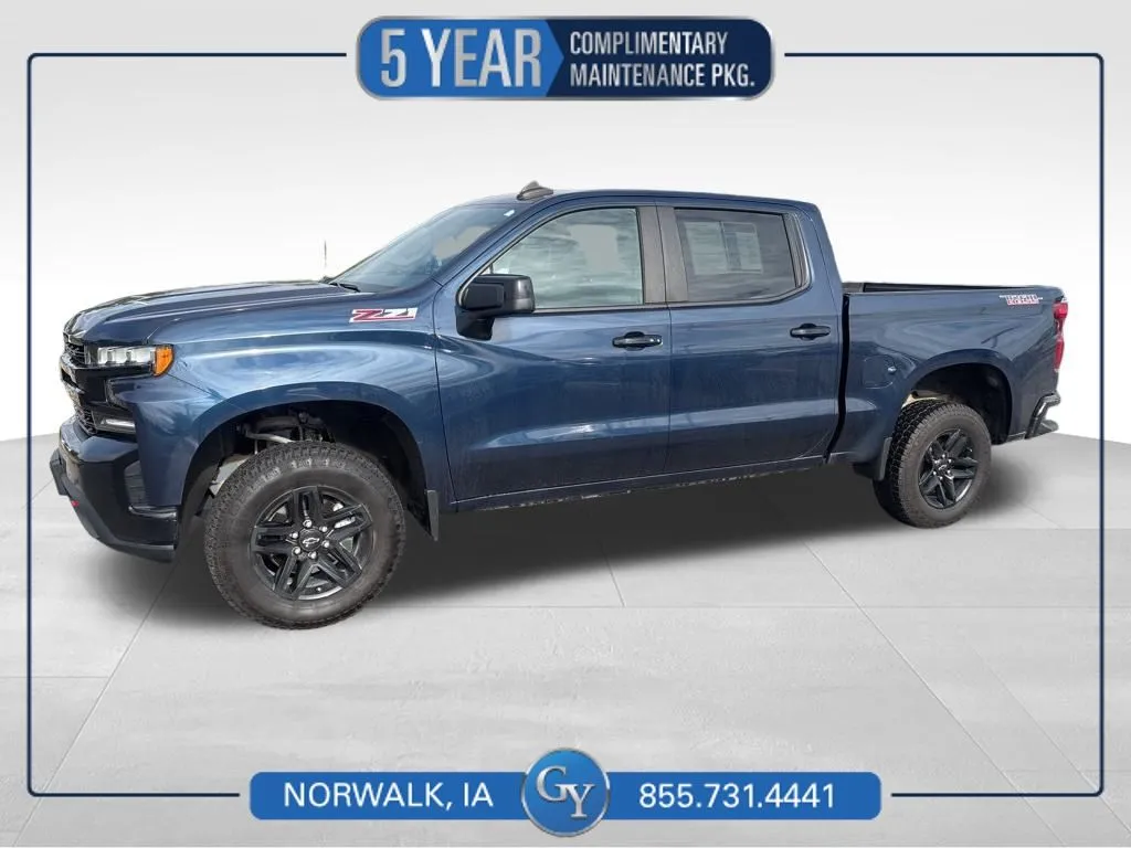Blue 2020 Chevrolet Silverado 1500 LT Trail Boss for sale in Norwalk, IA