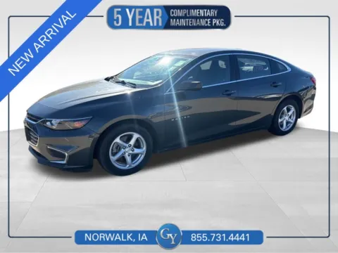Gray 2017 Chevrolet Malibu LS for sale in Norwalk, IA