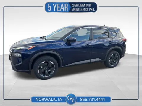 Blue 2024 Nissan Rogue SV for sale in Norwalk, IA