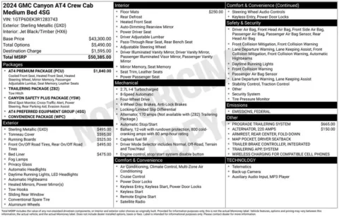 Photos of 2024 GMC Canyon AT4 for sale in Norwalk, IA at Gregg Young Chevrolet of Norwalk