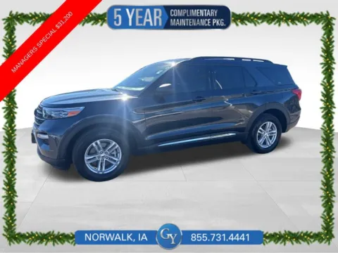 Blue 2023 Ford Explorer XLT for sale in Norwalk, IA