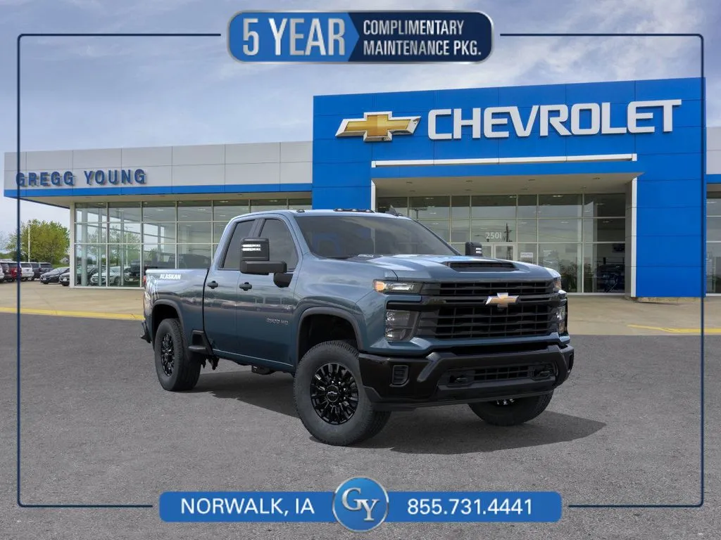 Blue 2026 Chevrolet Silverado 2500HD Work Truck for sale in Norwalk, IA