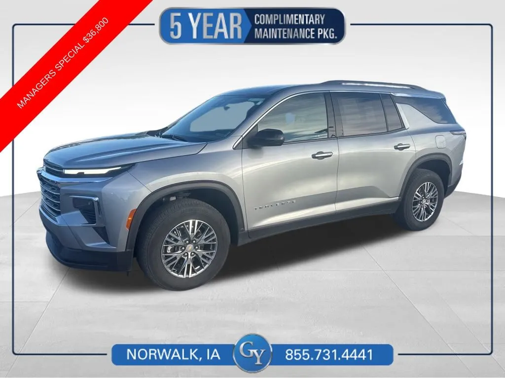 Gray 2025 Chevrolet Traverse LT for sale in Norwalk, IA