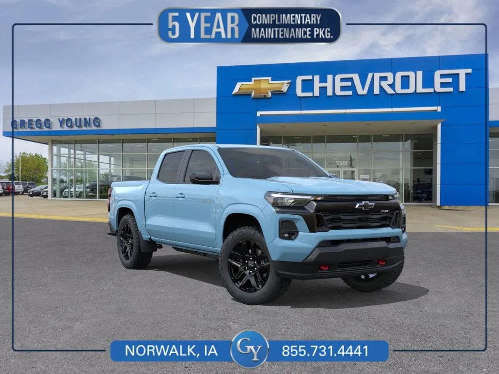 Blue 2025 Chevrolet Colorado Z71 for sale in Norwalk, IA
