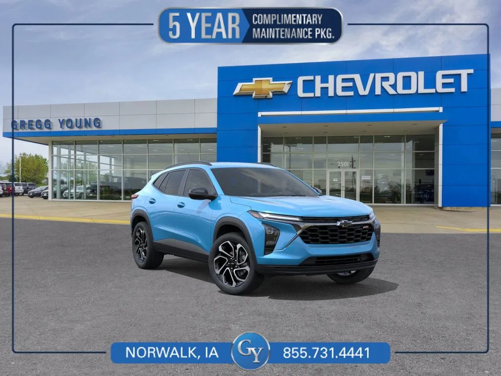Blue 2026 Chevrolet Trax 2RS for sale in Norwalk, IA