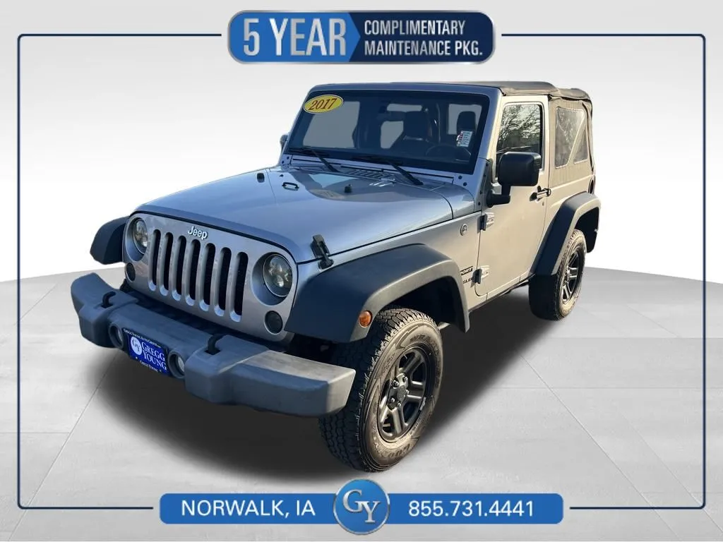 Silver 2017 Jeep Wrangler Sport for sale in Norwalk, IA
