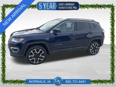 Blue 2021 Jeep Compass Limited for sale in Norwalk, IA