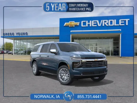 Blue 2026 Chevrolet Suburban Premier for sale in Norwalk, IA