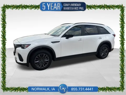 White 2025 Mazda CX-70 3.3 Turbo Preferred for sale in Norwalk, IA