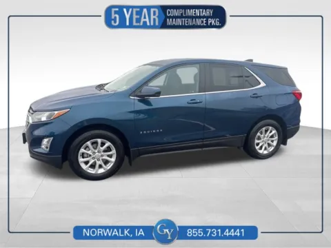 Blue 2021 Chevrolet Equinox LT for sale in Norwalk, IA