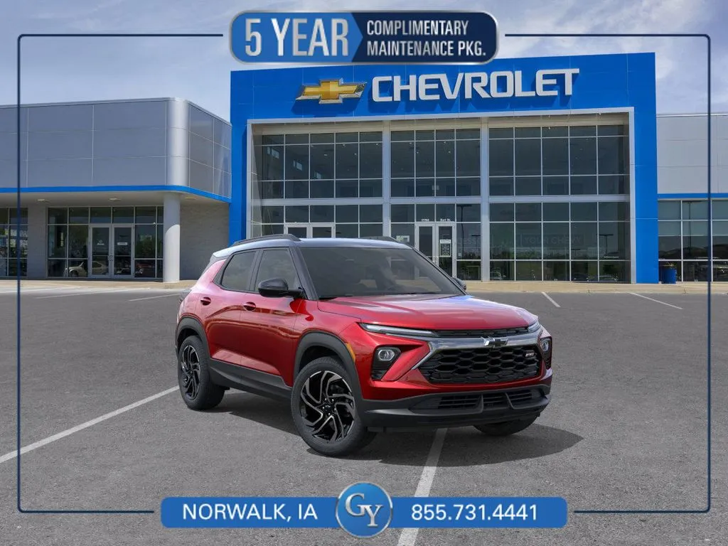 Red 2026 Chevrolet TrailBlazer RS for sale in Norwalk, IA