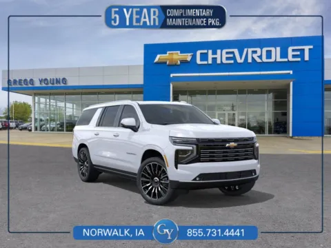 White 2026 Chevrolet Suburban High Country for sale in Norwalk, IA
