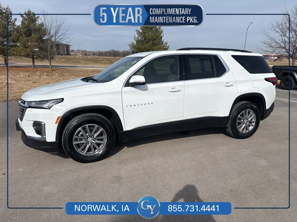White 2023 Chevrolet Traverse LT for sale in Norwalk, IA