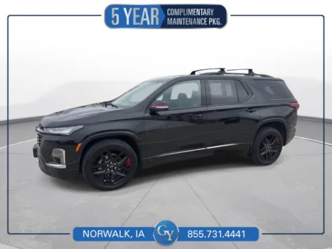 Black 2022 CHEVROLET TRAVERSE Premier for sale in Norwalk, IA