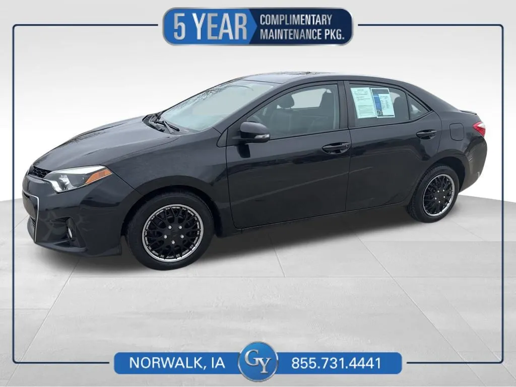Black 2016 Toyota Corolla L for sale in Norwalk, IA