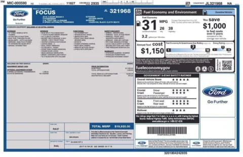 Photos of 2018 Ford Focus S for sale in Norwalk, IA at Gregg Young Chevrolet of Norwalk