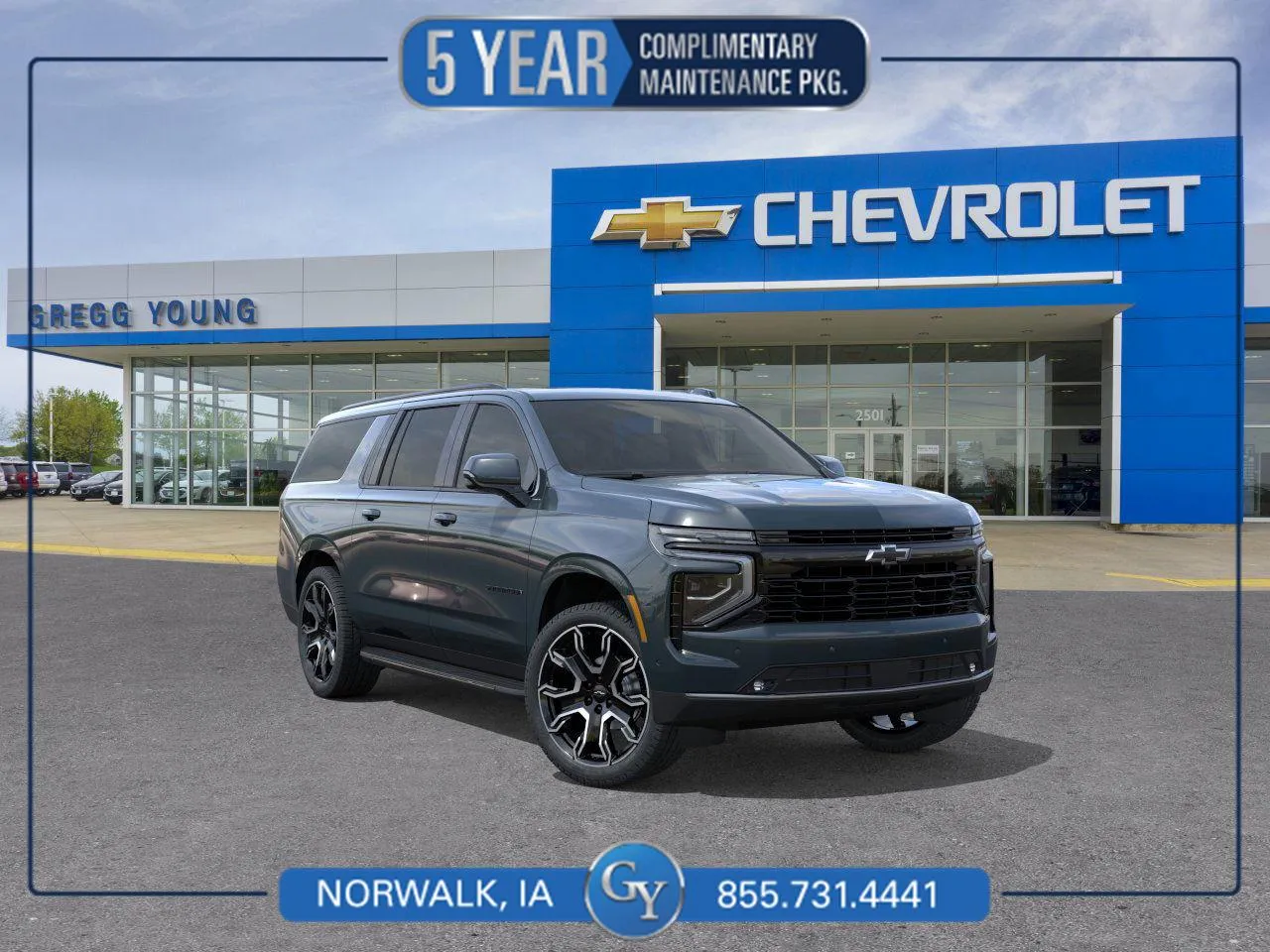 Gray 2026 Chevrolet Suburban RST for sale in Norwalk, IA