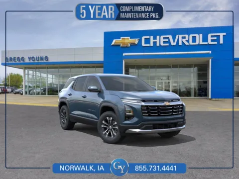 Blue 2026 Chevrolet Equinox AWD LT for sale in Norwalk, IA