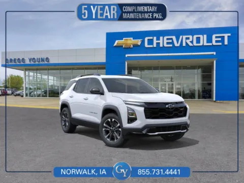 White 2026 Chevrolet Equinox AWD RS for sale in Norwalk, IA
