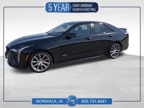 Black 2025 Cadillac CT4 V-Series for sale in Norwalk, IA