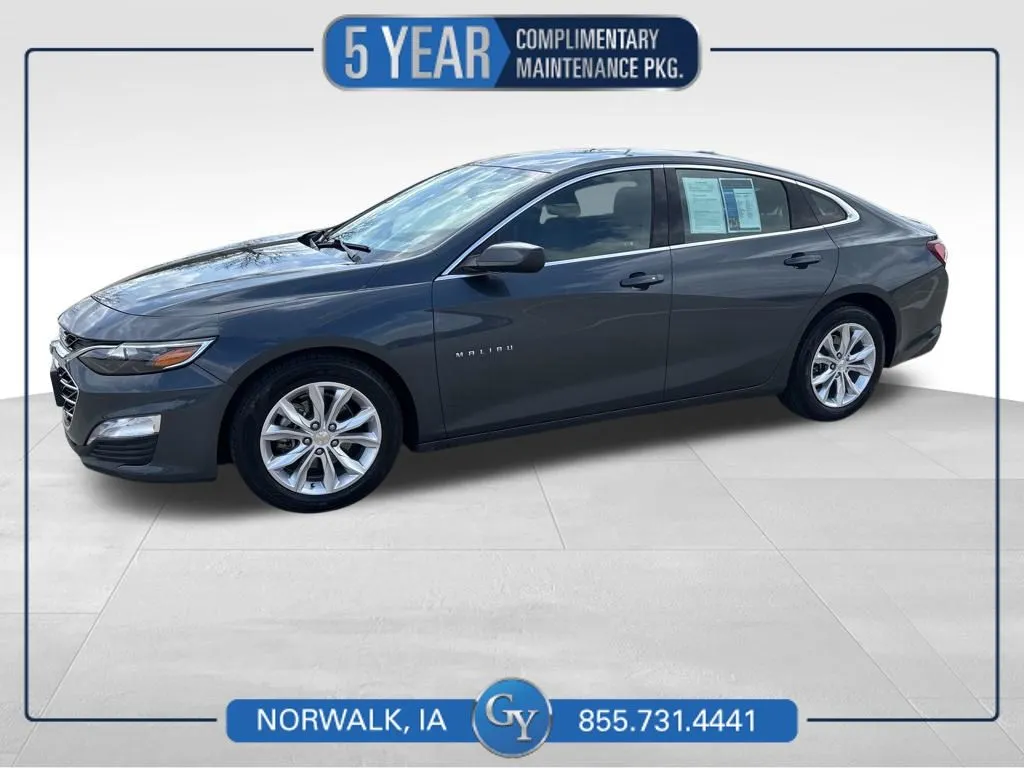 Gray 2020 Chevrolet Malibu LT for sale in Norwalk, IA