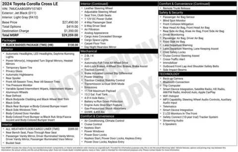 Photos of 2024 Toyota Corolla Cross LE for sale in Norwalk, IA at Gregg Young Chevrolet of Norwalk