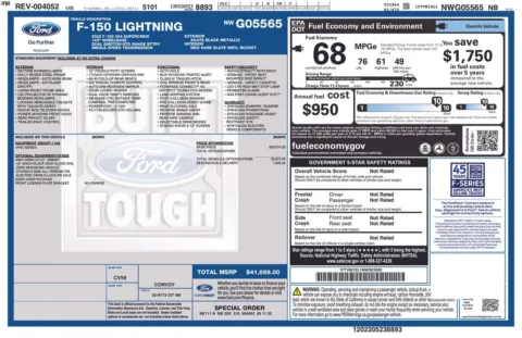 Photos of 2022 Ford F-150 Lightning Pro for sale in Norwalk, IA at Gregg Young Chevrolet of Norwalk
