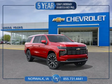 Red 2026 Chevrolet Suburban High Country for sale in Norwalk, IA