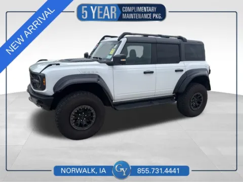 White 2024 Ford Bronco Raptor for sale in Norwalk, IA