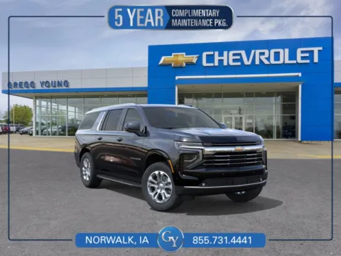 Black 2026 Chevrolet Suburban LT for sale in Norwalk, IA