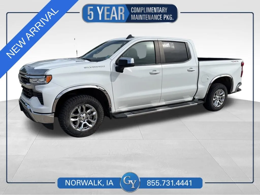 White 2023 Chevrolet Silverado 1500 LT for sale in Norwalk, IA