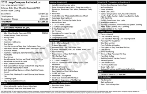 Photos of 2023 Jeep Compass Latitude Lux for sale in Norwalk, IA at Gregg Young Chevrolet of Norwalk