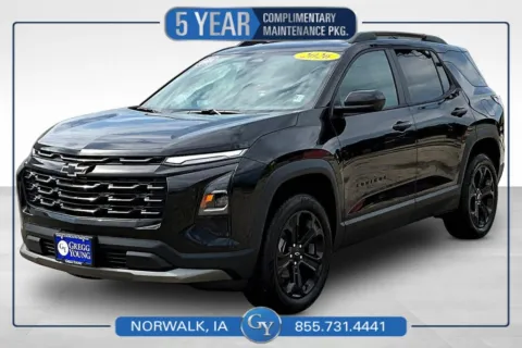 Black 2026 Chevrolet Equinox LT for sale in Norwalk, IA