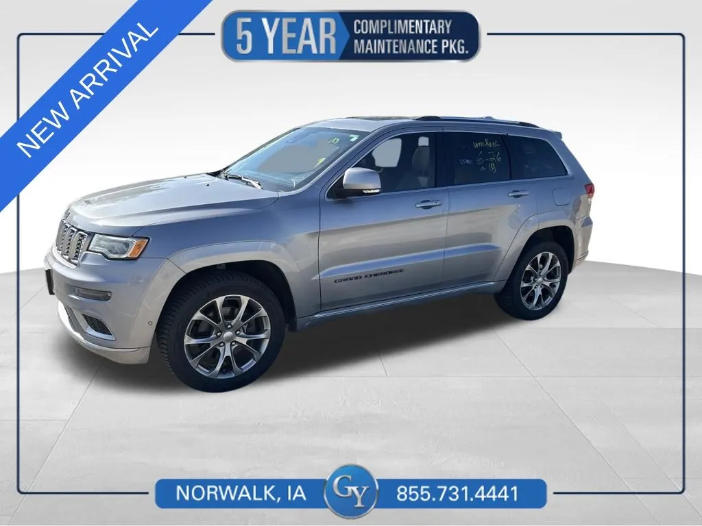 Silver 2021 Jeep Grand Cherokee Summit for sale in Norwalk, IA