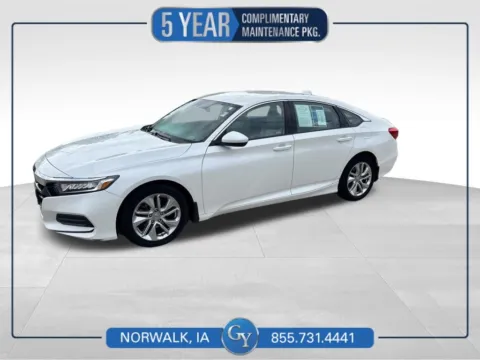 White 2019 Honda Accord LX for sale in Norwalk, IA