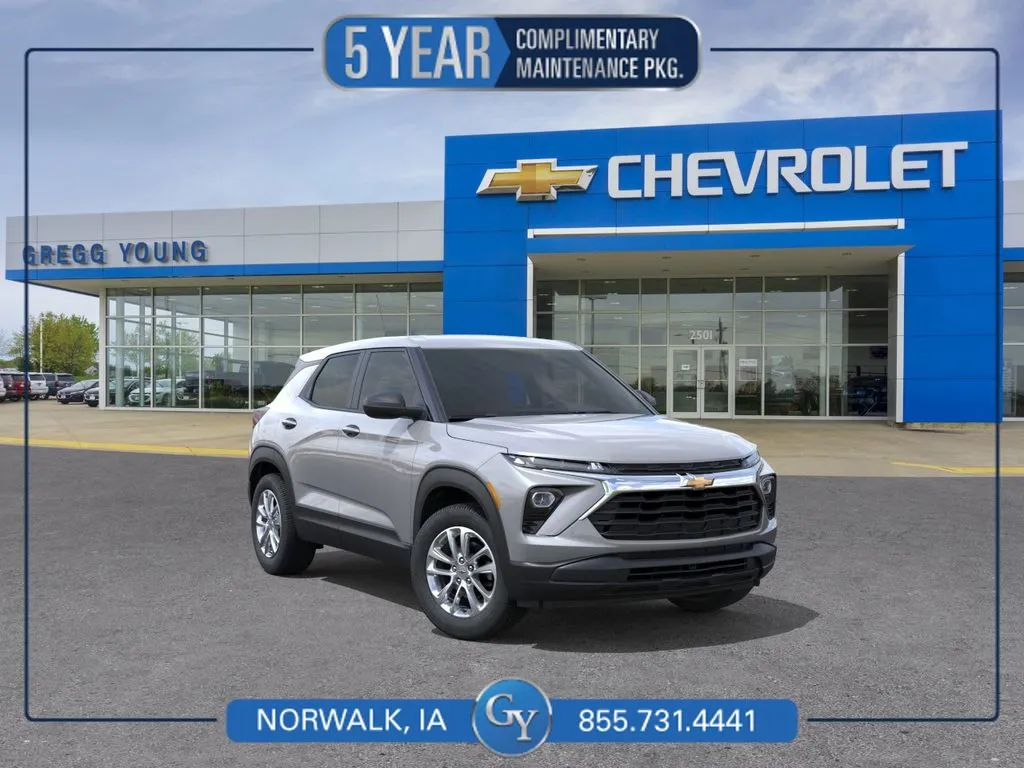 Gray 2026 Chevrolet TrailBlazer LS for sale in Norwalk, IA