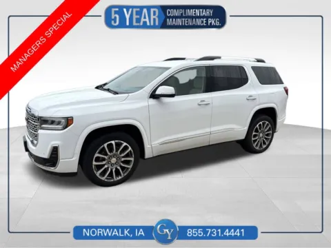 White 2023 GMC Acadia Denali for sale in Norwalk, IA