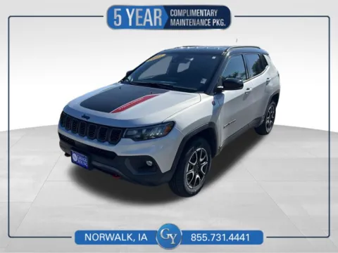Silver 2025 Jeep Compass Trailhawk for sale in Norwalk, IA