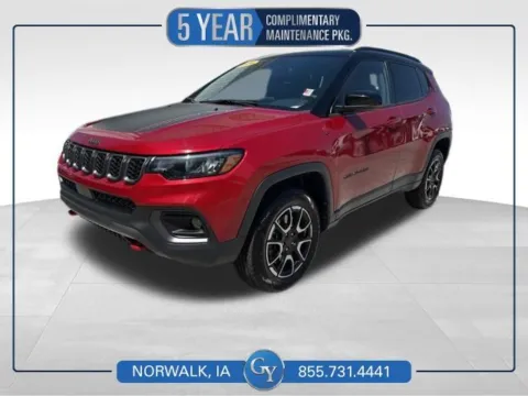 Red 2025 Jeep Compass Trailhawk for sale in Norwalk, IA