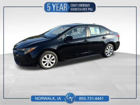 Black 2024 Toyota Corolla LE for sale in Norwalk, IA