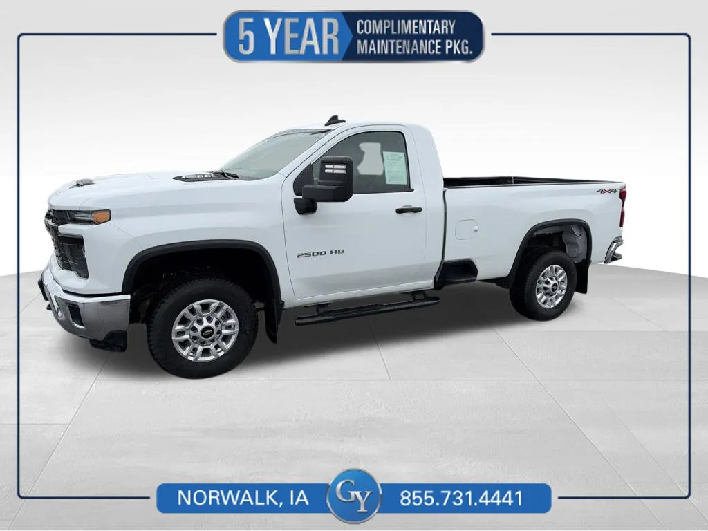 White 2026 Chevrolet Silverado 2500 HD Work Truck for sale in Norwalk, IA