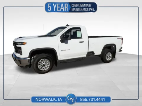 White 2026 Chevrolet Silverado 2500 HD Work Truck for sale in Norwalk, IA