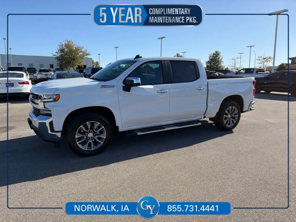 White 2020 Chevrolet Silverado 1500 LT for sale in Norwalk, IA