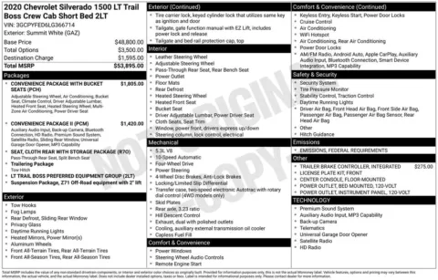 Photos of 2020 Chevrolet Silverado 1500 LT Trail Boss for sale in Plattsmouth, NE at Gregg Young of Plattsmouth