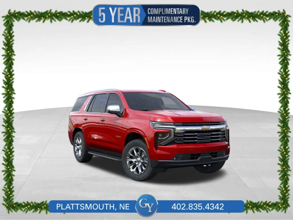 Red 2025 Chevrolet Tahoe Premier for sale in Plattsmouth, NE