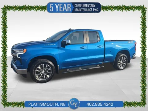 Blue 2023 Chevrolet Silverado 1500 LT for sale in Plattsmouth, NE