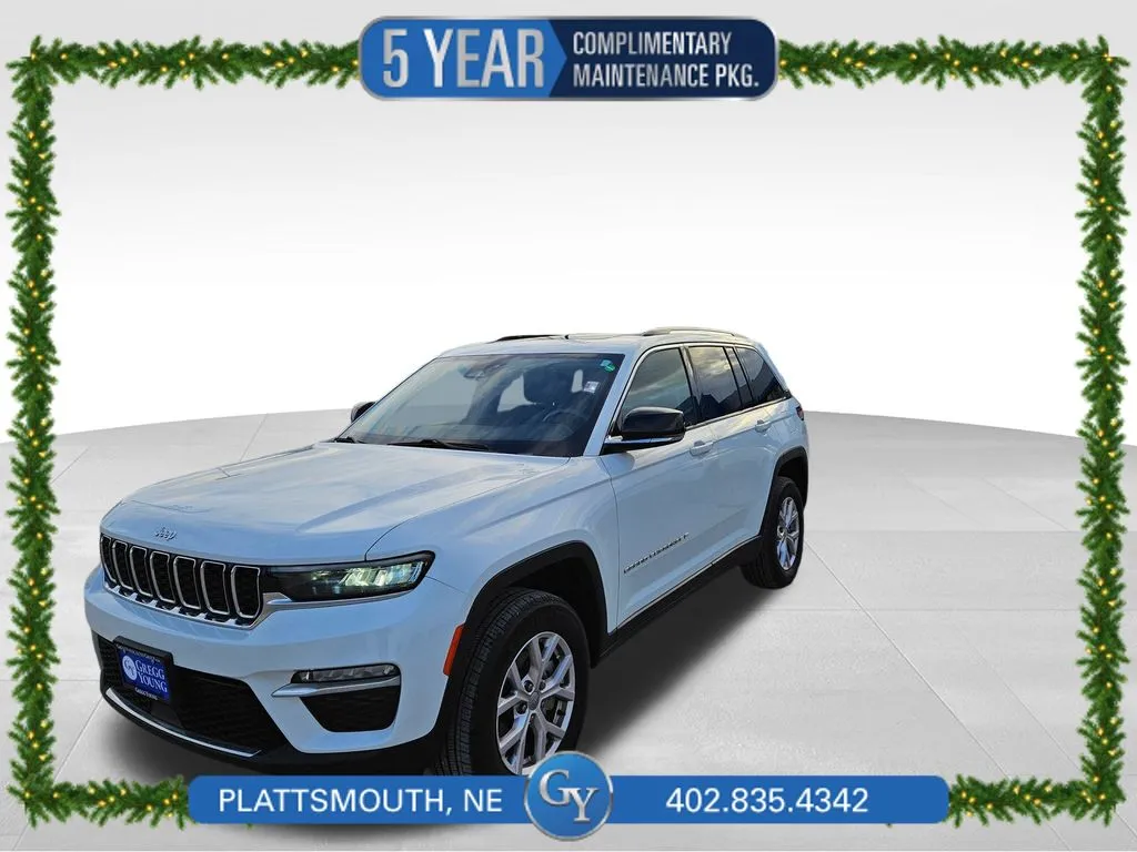 White 2022 Jeep Grand Cherokee Limited for sale in Plattsmouth, NE