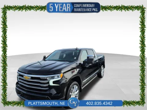 Black 2025 Chevrolet Silverado 1500 High Country for sale in Plattsmouth, NE